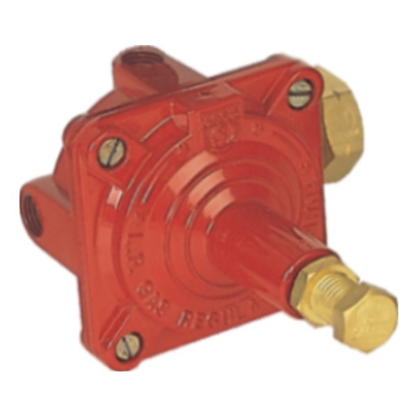 Red Adjustable LPG Pressure Regulator