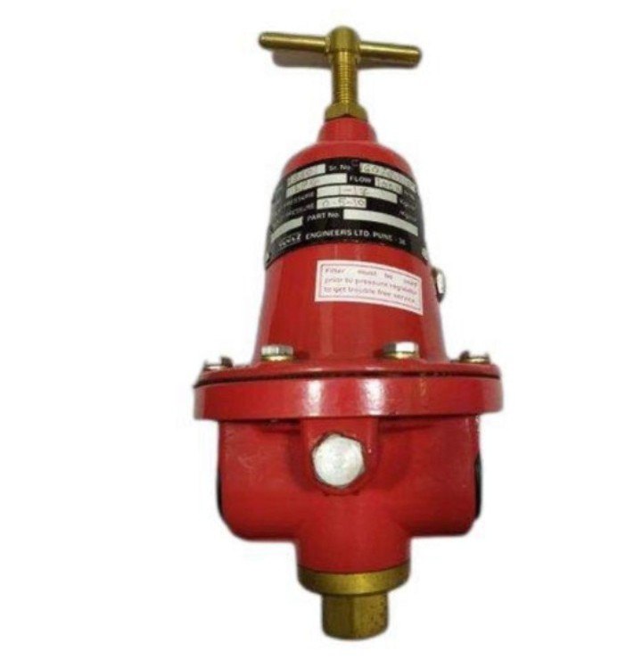 Mild Steel Red Vanaz R 2301 LPG Regulator, For Industrial