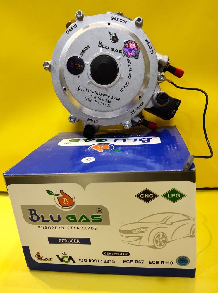 Gray Mild Steel Blue Gas LPG CNG Reducer, For Automobile Industry