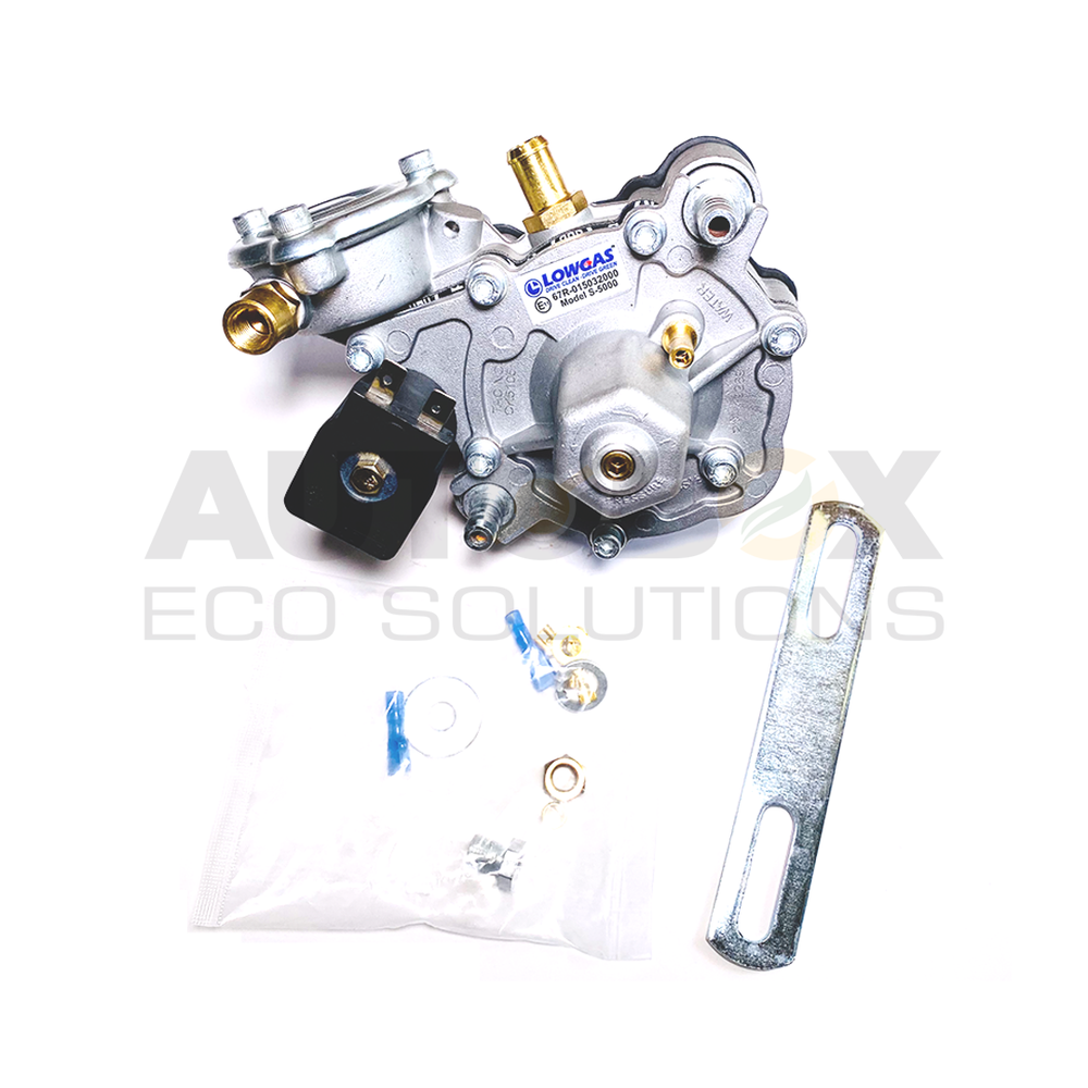 Silver Die Cast Aluminium Body Lowgas Sequential Lpg Gas Kit Reducer Or Vaporizer S5000, For Cars, Size: 1.40 kg