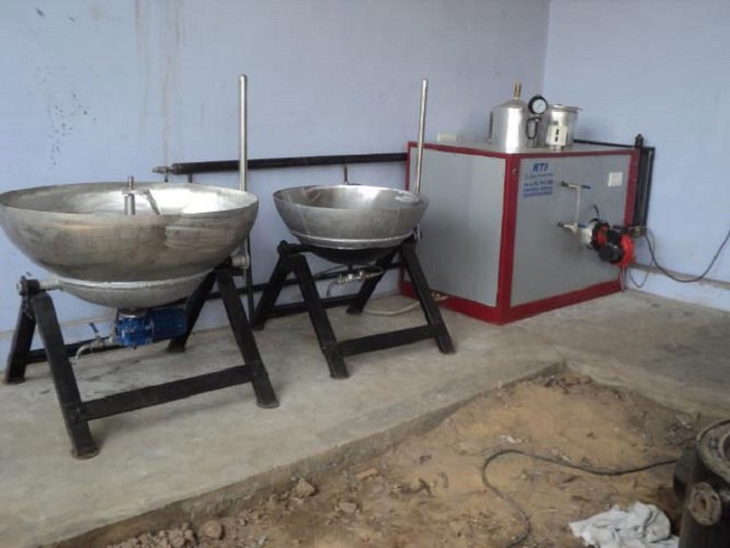 Stainless Steel Milk Pasteurizer Mawa khoya Making Machine Plant, 220, Capacity: 100 Ltr