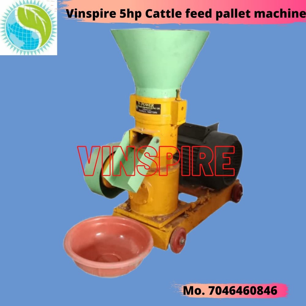 Semi-automatic cattle feed pallet mill