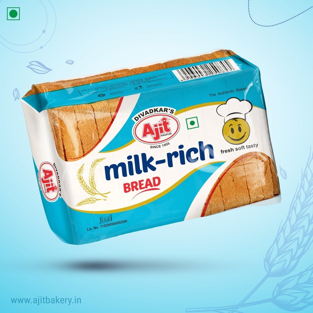 Ajit Milk Rich Bread, For Bakery