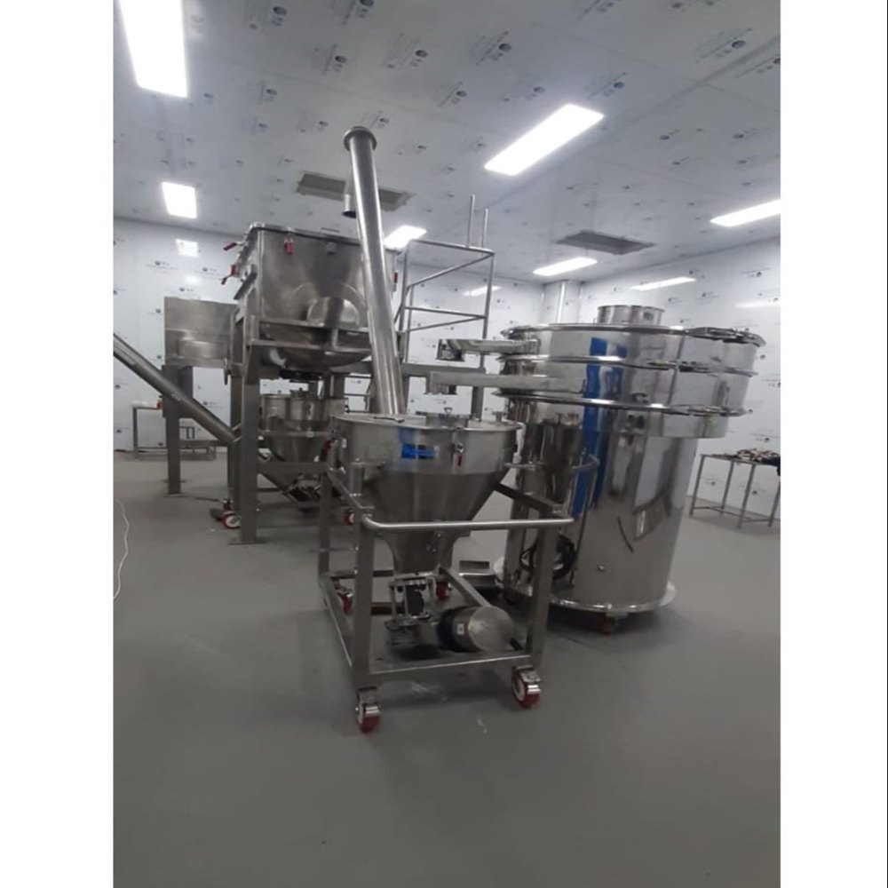 SS Vacuumized Ribbon Mixer Blender, For Pharma, Capacity: 45 Kg /Hour