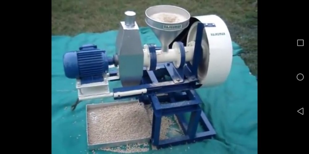 Floating Fish Feed Pellet Extruder Machine, 50 kg per hr