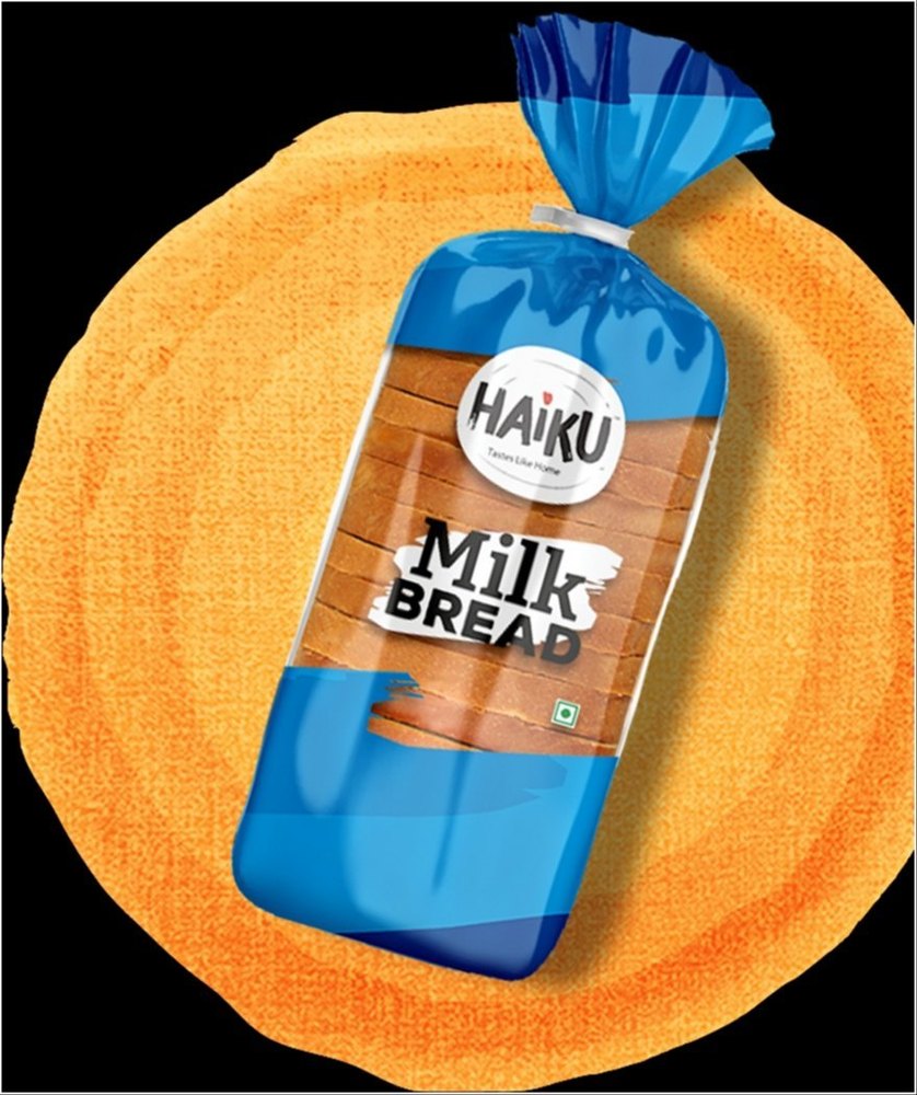 Haiku Milk Bread, For Bakery, Packaging Size: 350gm