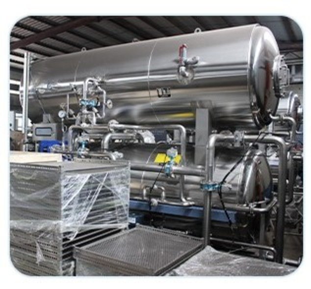 SS304 Water Immersion Retort, Size: 1000D