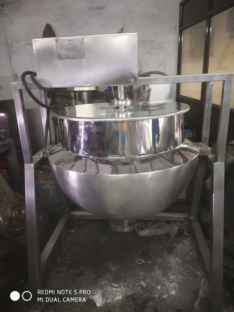 Metal SS Industrial cooking kettle, For Kitchen Storage