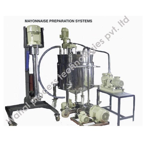 Semi-automatic Stainless Steel Mayonnaise Making Machine