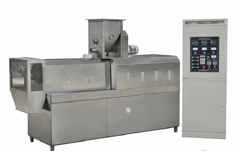 Double Screw Corn Puff Snacks Food Extruder