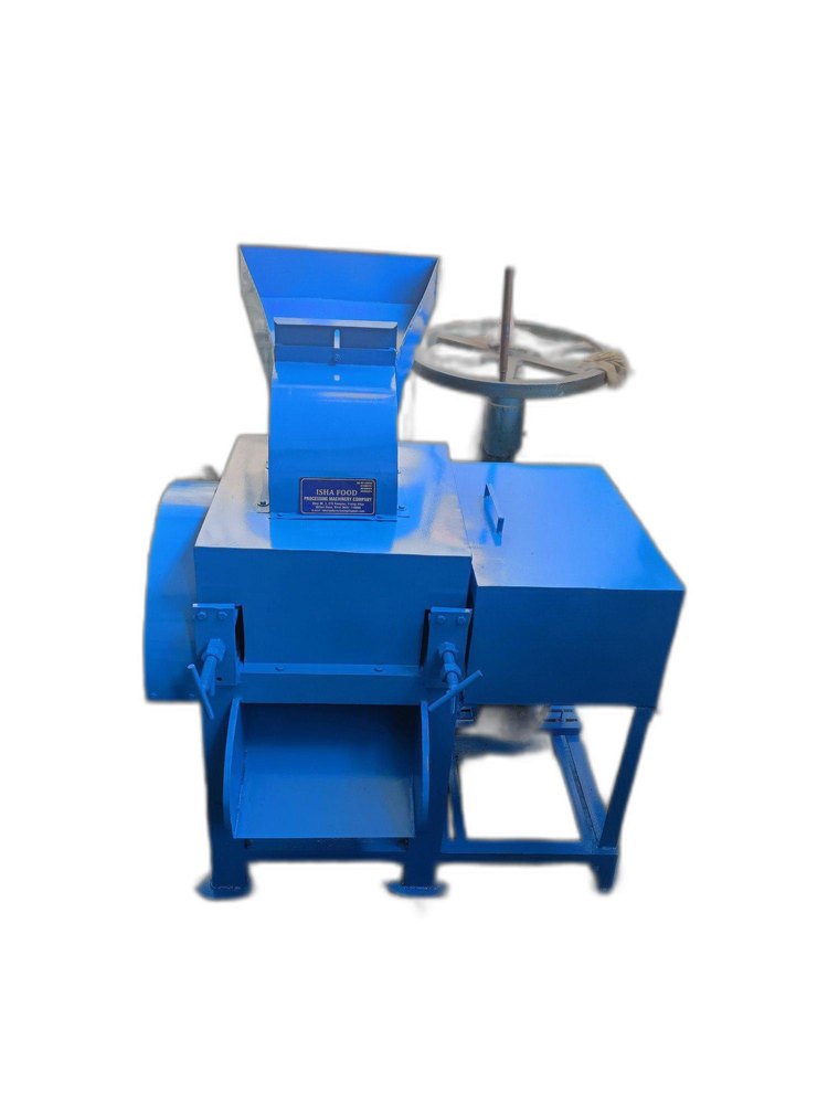 180- 200 kg Pr/Hr Semi-Automatic Almond Cracking Machine, Painted, 2 Kwh