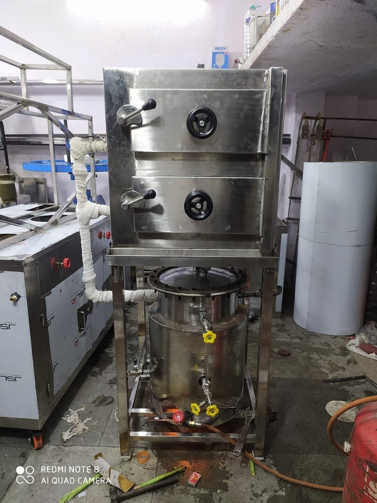 Stainless Steel Ss Idli Box 120 Capacity, For Commercial, Size/dimension: 2 Feet