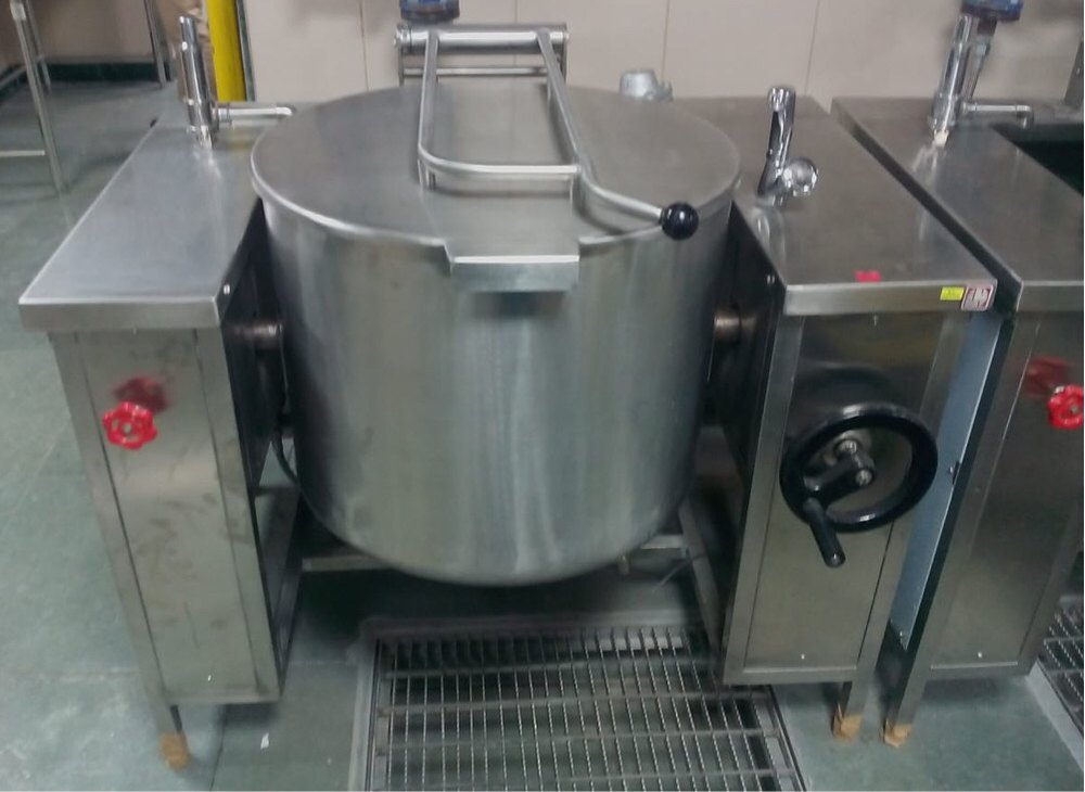Rice Boiler, For Commercial, Capacity: 40-150 Liter