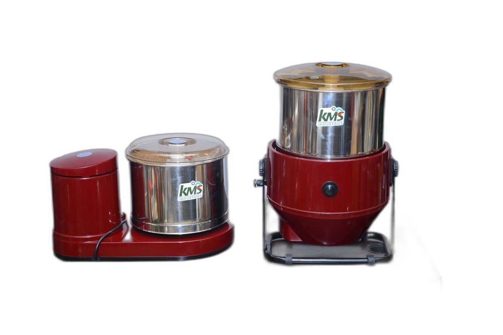 lakshmi Stainless Steel Table Top Wet Grinder 2ltr, For Personal, Red