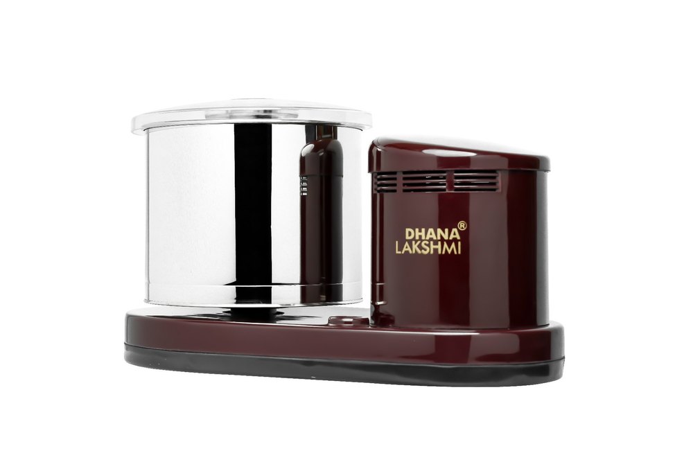 Stainless Steel 1 Litre Table Top Wet Grinder, For Personal, Red