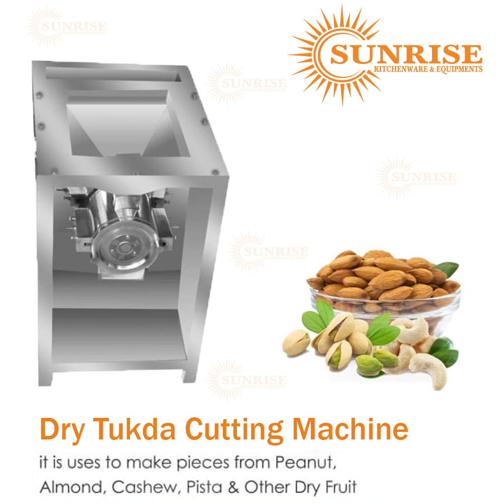 Dice Dry Fruit Cutting Machine For Restaurant, Capacity: Upto 50 kg/hr