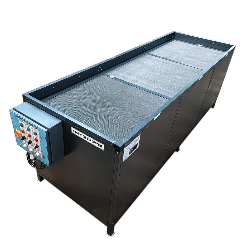 Single Phase 220/240 V Static Seed Dryer Unit, Upto 2000 Amps, Capacity: 3.3 Cubic/Hr