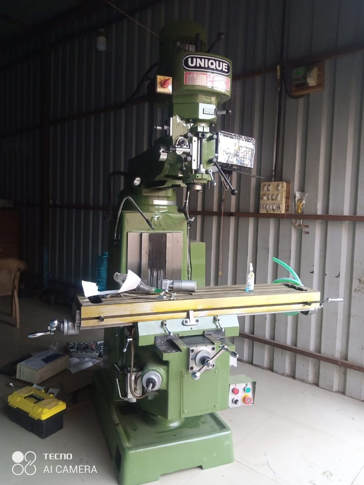 UNIQUE Mild Steel Turret Milling Machine, Model Name/Number: 4S