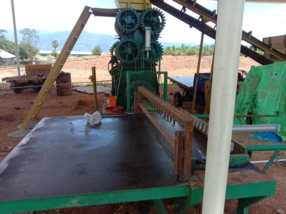 5 HP Mild Steel Pugmill Set Machine, Automation Grade: A Grade, 7 mm