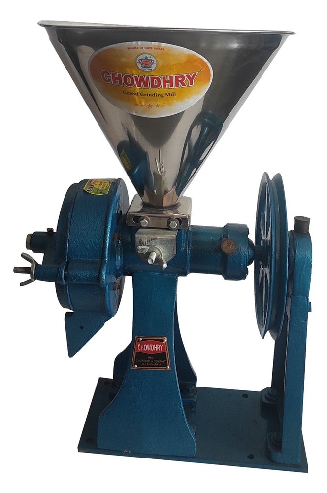 2HP Stainless Steel Chowdhry Senior Cereal Grinding Machine, Capacity: 30 kg