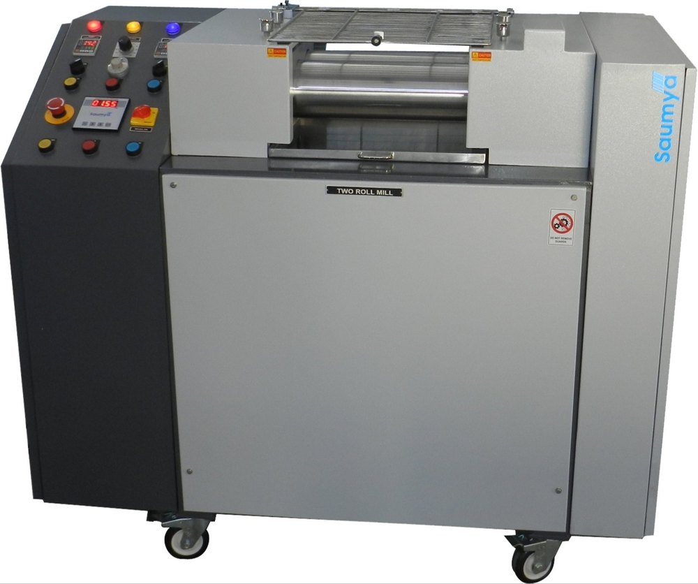 50 Hz Mild Steel Two Roll Mill, 220 V