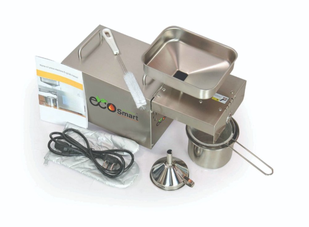 Domestic Expeller SS Sunflower Oil Press Machine, Capacity: 3-5 Kg/Hr