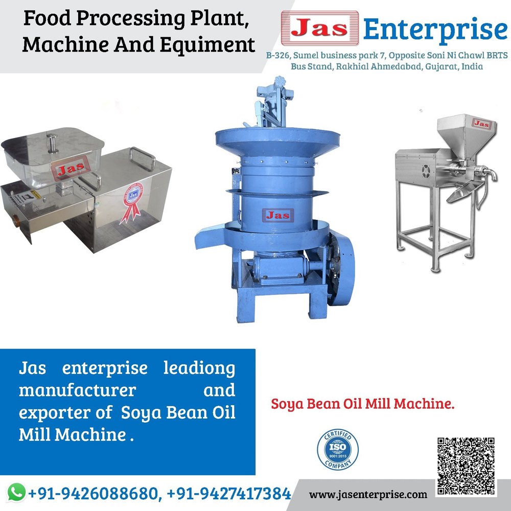 Mini Expeller 6 Bolt Soybean Oil Mill Machine, Capacity: 20 Ton/Day