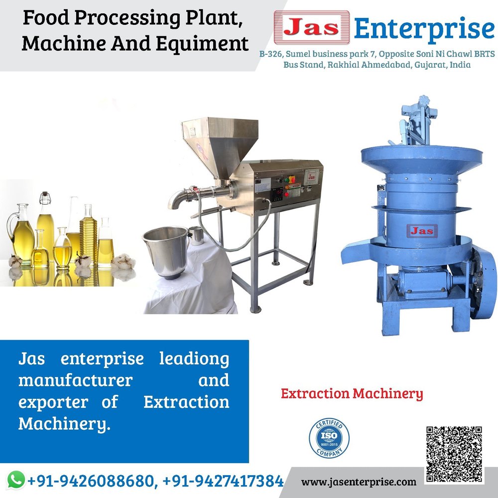 6 Bolt Cotton Seed Oil Extraction Machine, Capacity: 500 Kg/Hour
