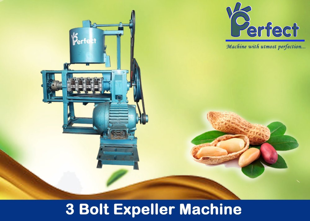 3Bolt Commercial Expeller Peanut Oil Expller Machine, Capacity: up to 5 ton/day