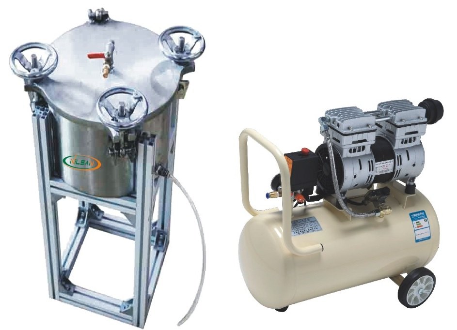 AIR FILTER WITH COMPRESSOR