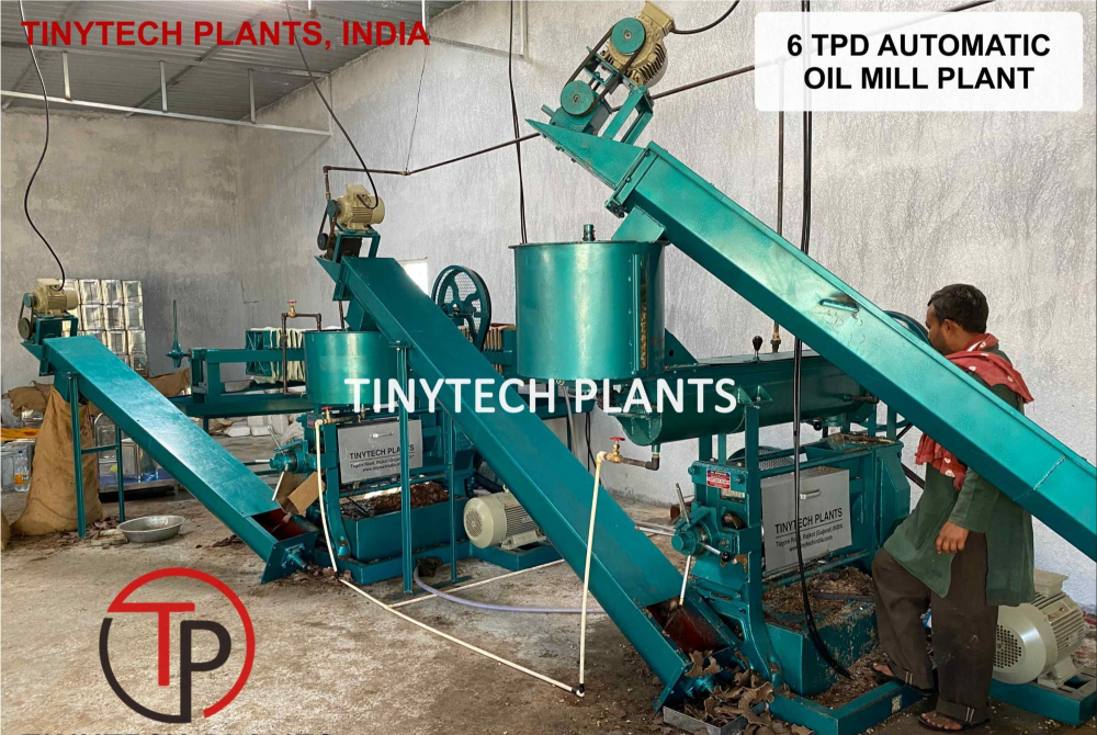 Sunflower Automatic Oil Mill, Capacity: 250 Kg / Hour
