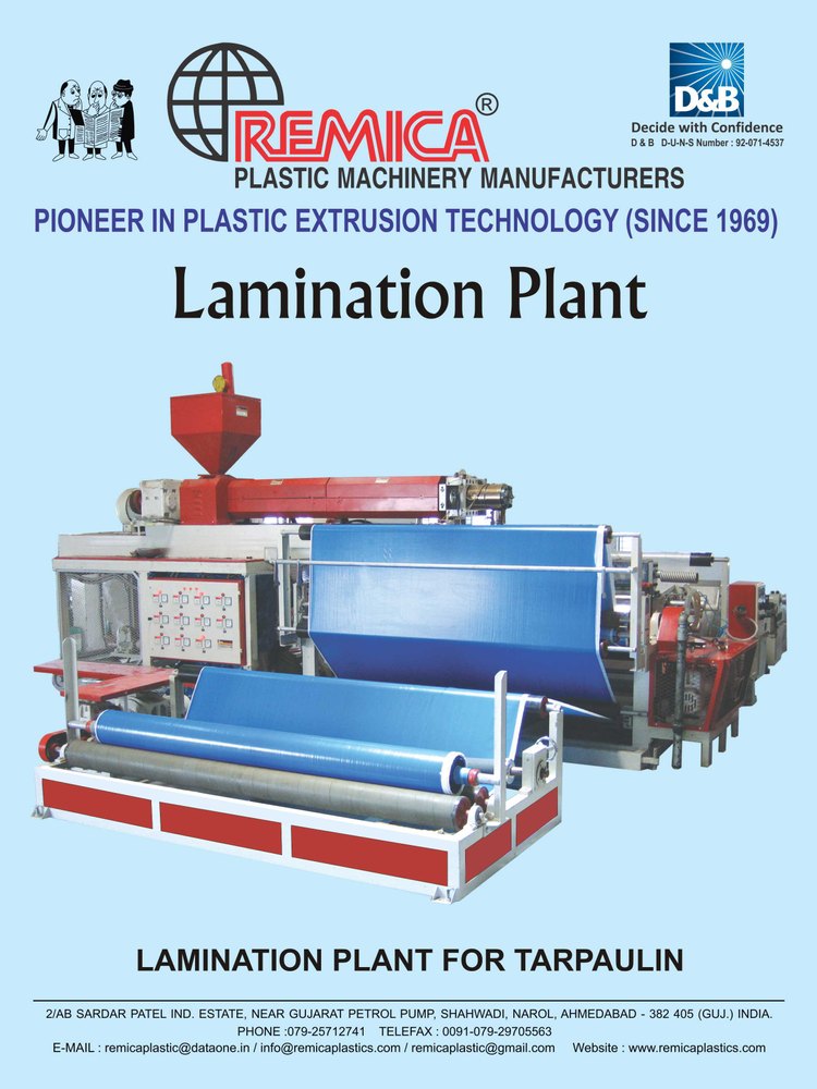 Plastic Extrusion Lamination Plant