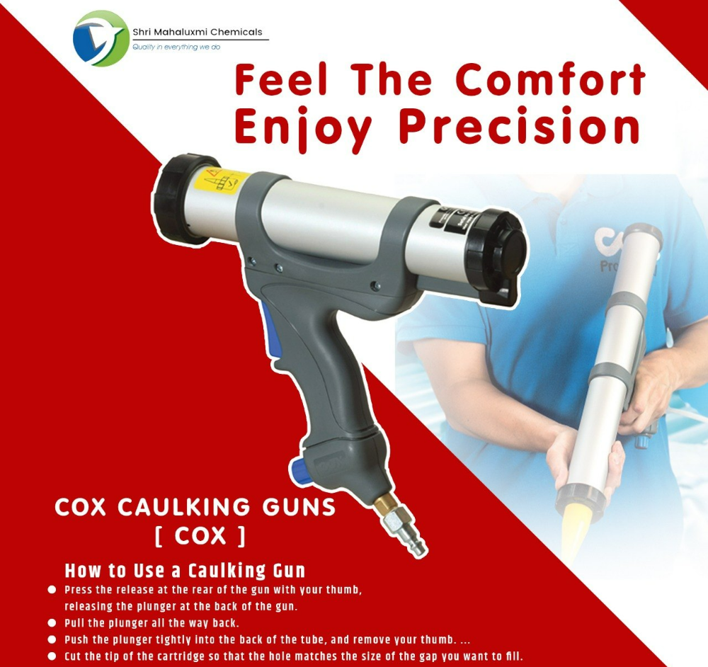 Cox Air Caulking Gun 310 Ml, Pneumatic