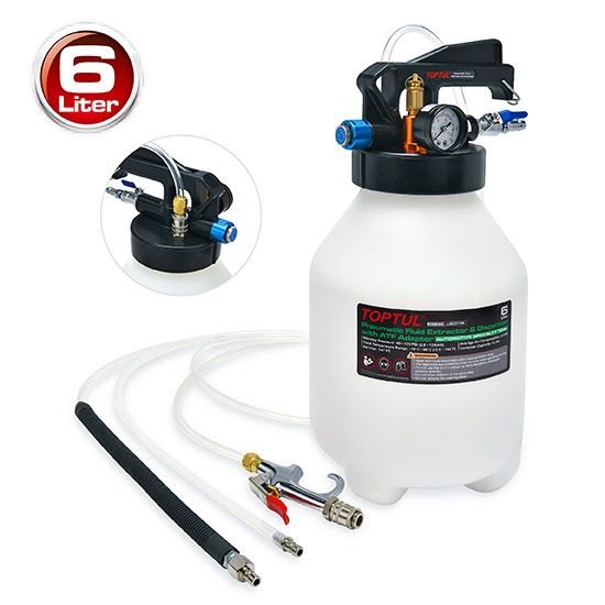JJEZ 0106 Pneumatic Fluid Extractor & Dispenser with ATF Adapter, For Industrial