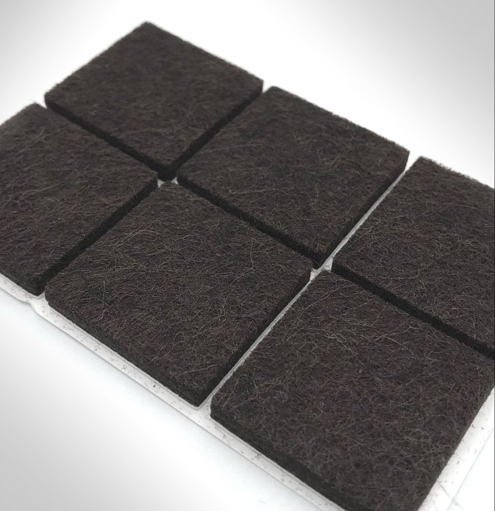 Self Adhesive Felt Pads, 40 X 40 Mm, Dual Temperature