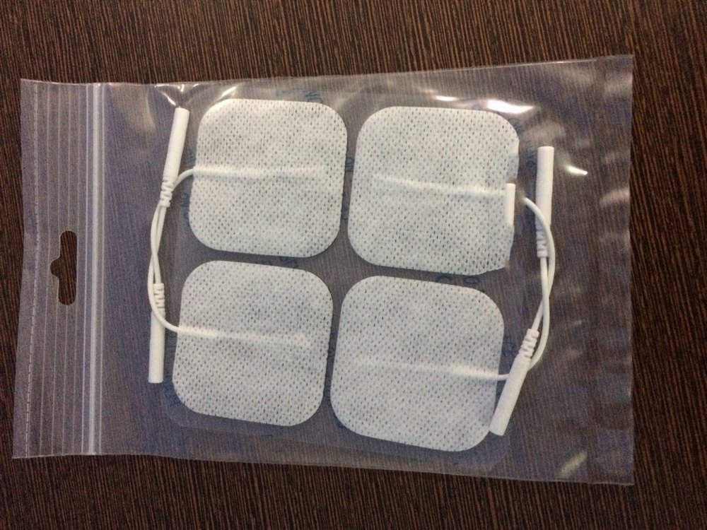 Physiocraft 2 Channel Self Adhesive Physiotherapy Electrotherapy Pads, Size/Dimension: 2 X 2 Inch (l X W)