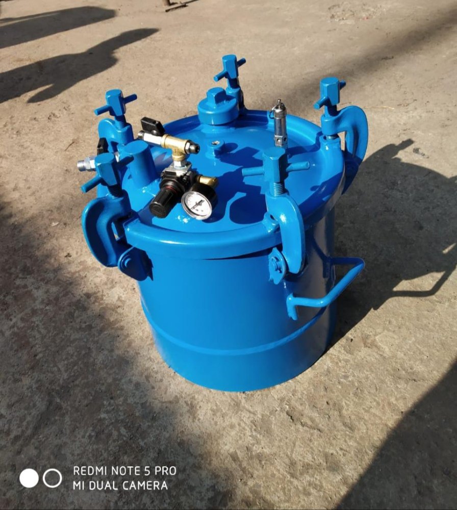 Glue, Paint SMLC Pressure Feed Container, Max Design Pressure: 0-10 Bar, Capacity: 0-20 L