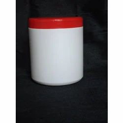 White Round Adhesive Container, For Packaging