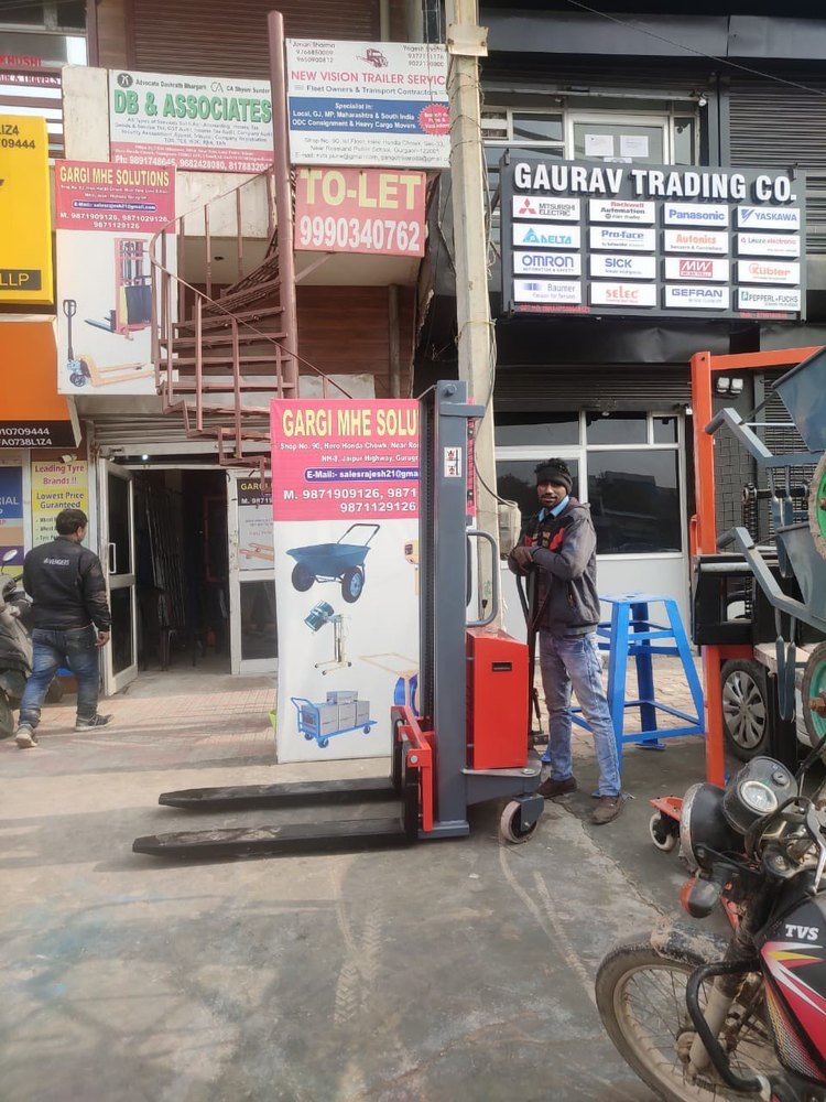 Gargi Semi Battery Operated Stacker, For Industrial