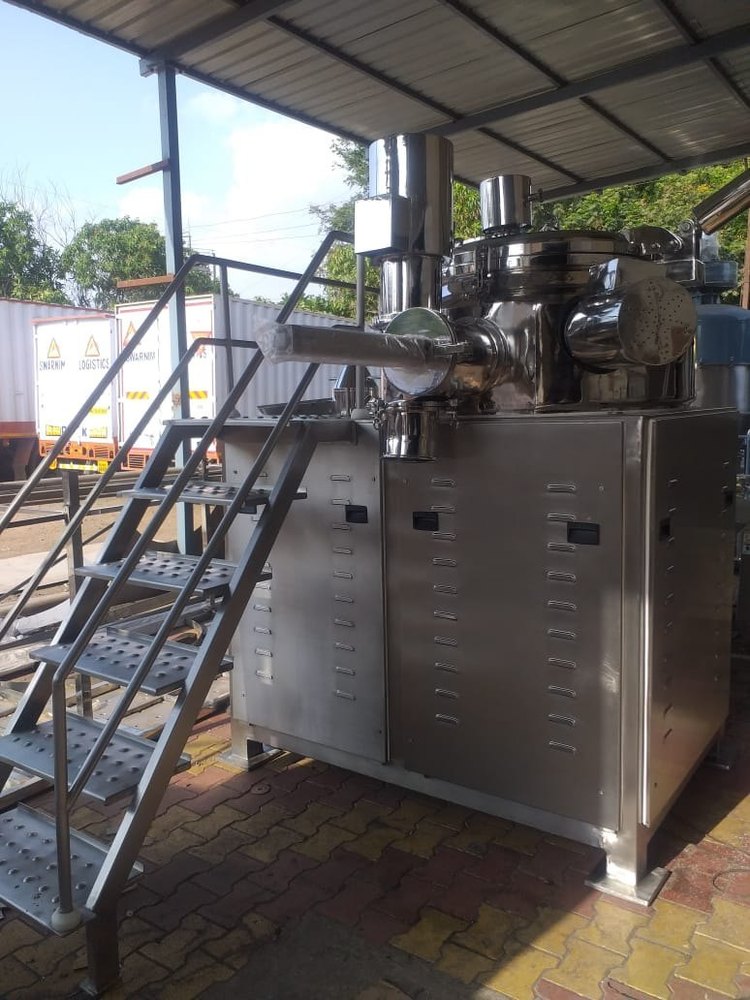 Stainless Steel Rapid Mixer Granulator Machine, For Wet Granulation