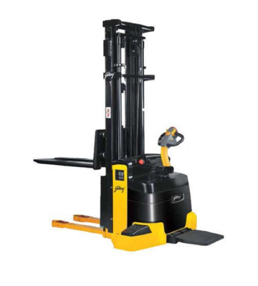 Godrej Fully Electric Stacker for Rental, For Warehouse, 520 mm