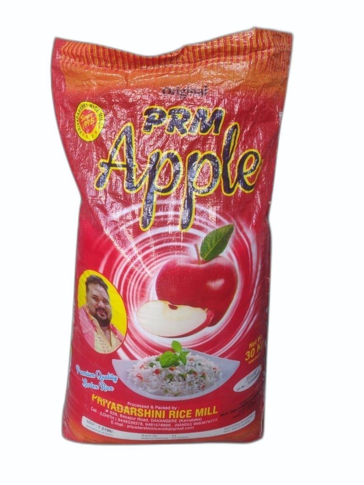 Apple White Lachkari Kolam Rice, PP Bag