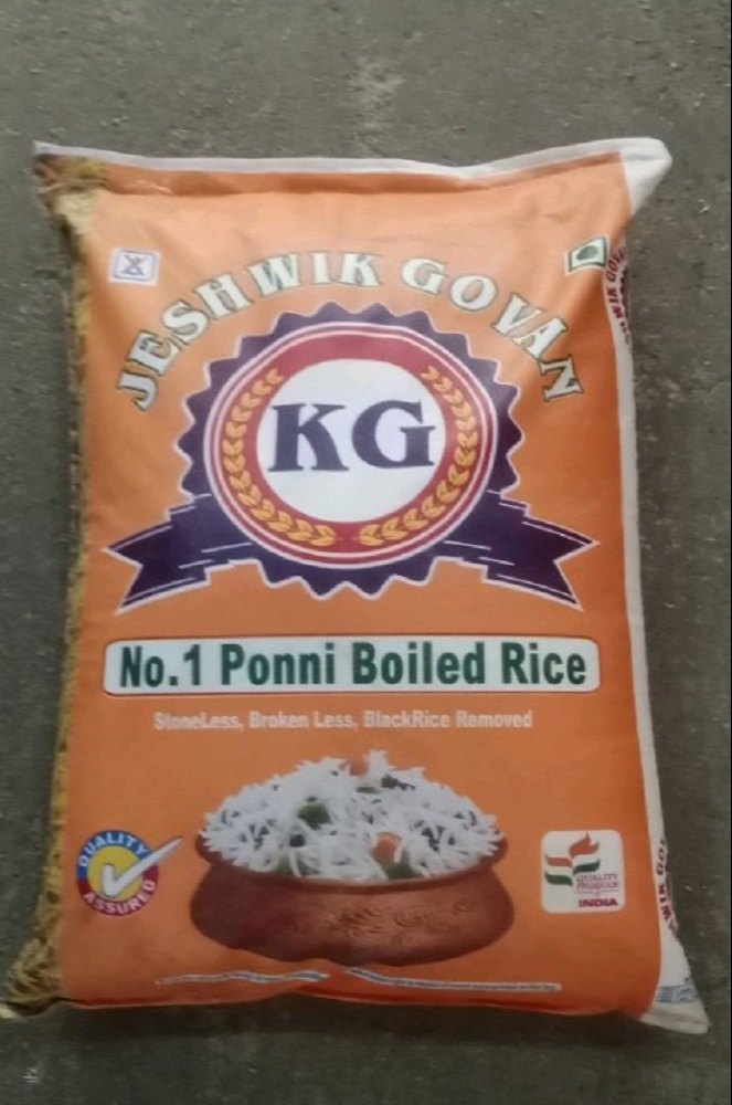 KG No 1 Ponni Boiled Rice, Packaging Type: PP Bag