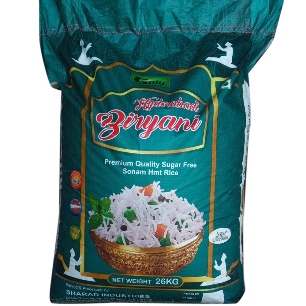 Golu Hyderabadi Biryani Sonam HMT Rice, Packaging Type: PP Bag, Packaging Size: 26kg