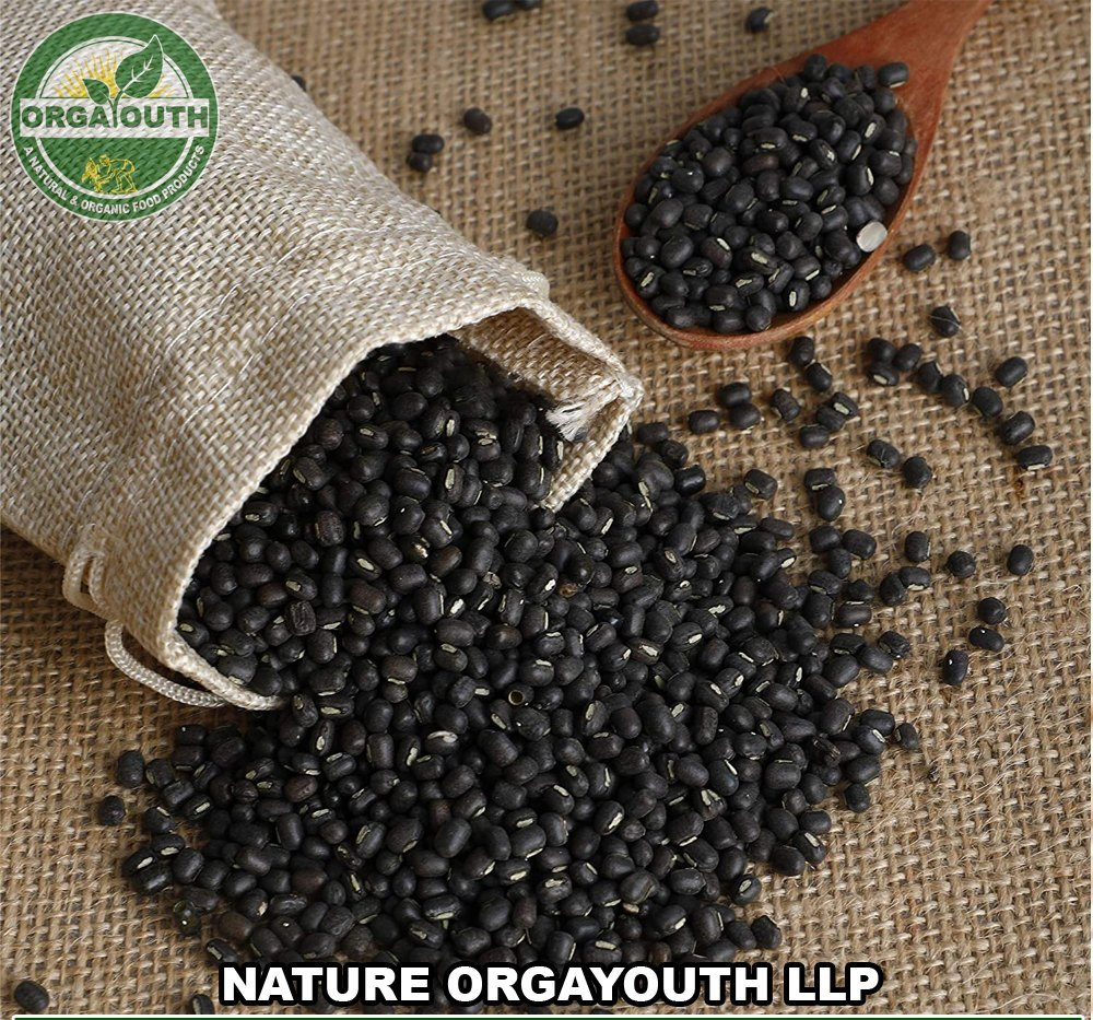 Organic Urad Whole / Black Gram Whole, Pan India, Packaging Size: 50 Kg