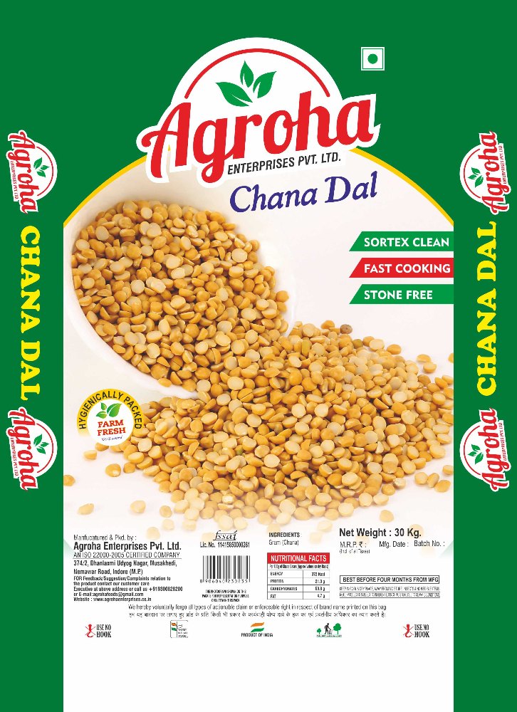 Agroha Bold Quality Premium Chana Dal