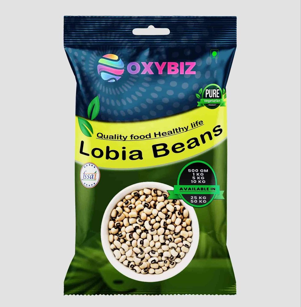 Urad White Oxybiz Lobia Beans, High in Protein, Packaging Size: 500 g