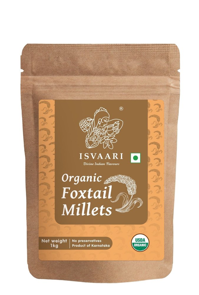 Indian Isvaari Foxtail Millet, High in Protein
