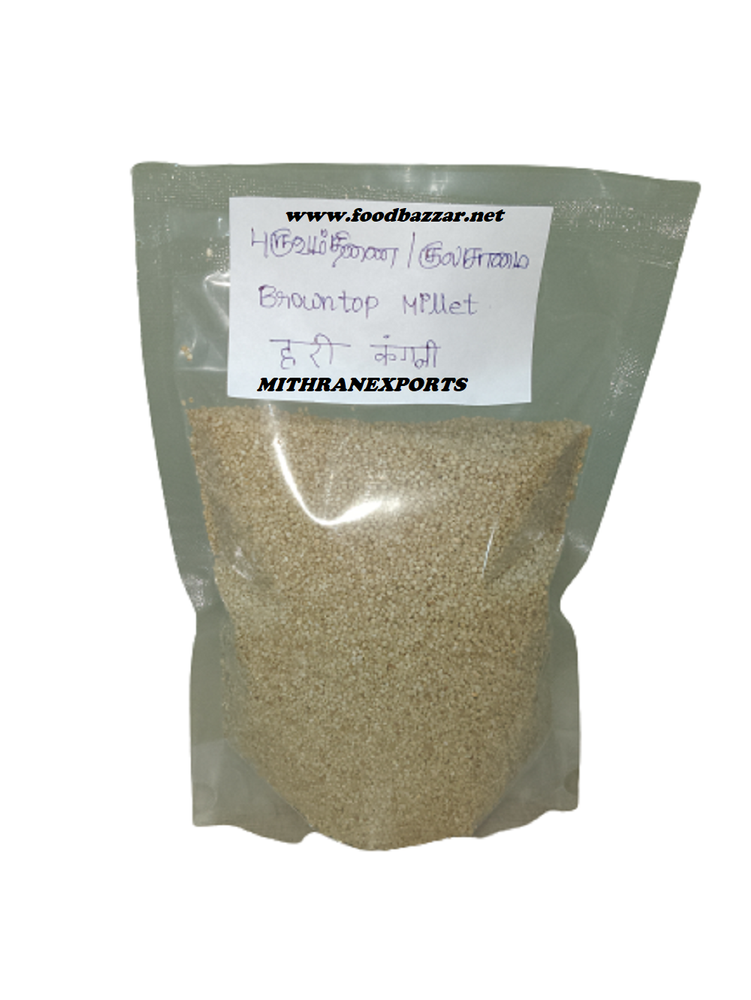 LOOSE Yellow Brown Top Millet, Packaging Size: 30 KG, Organic