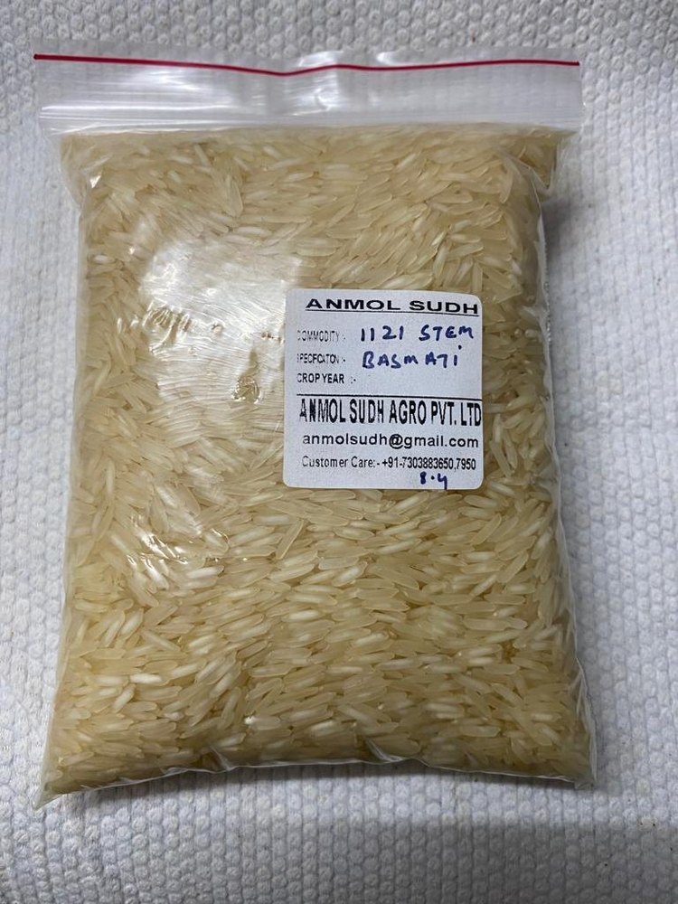 Anmol Sudh Sharbati Stem Rice, HDP Bag, 25 kg